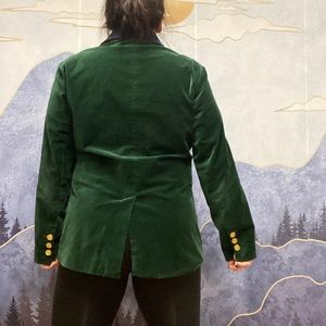 Tabi Suede Green Jacket - ladies L